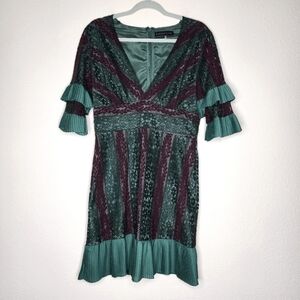 Endless Rose Green Lace Midi Dress L